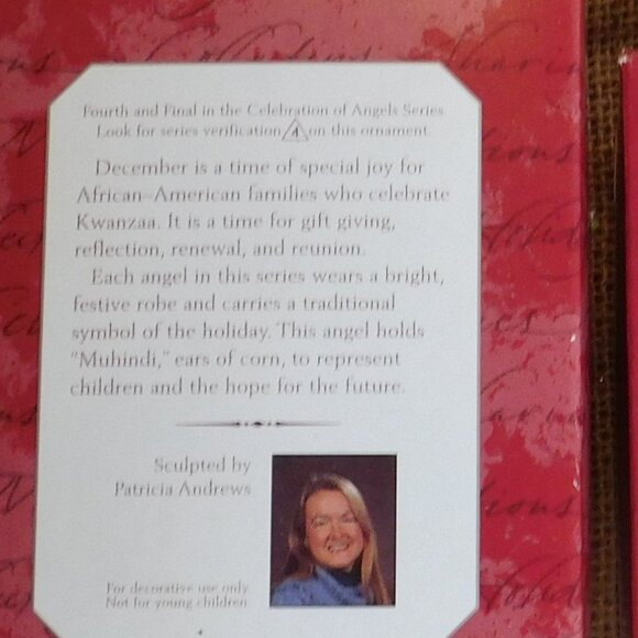 Hallmark Celebration of Angels Kwanza Ornaments Lot of 3 in boxes - Picture 6 of 7